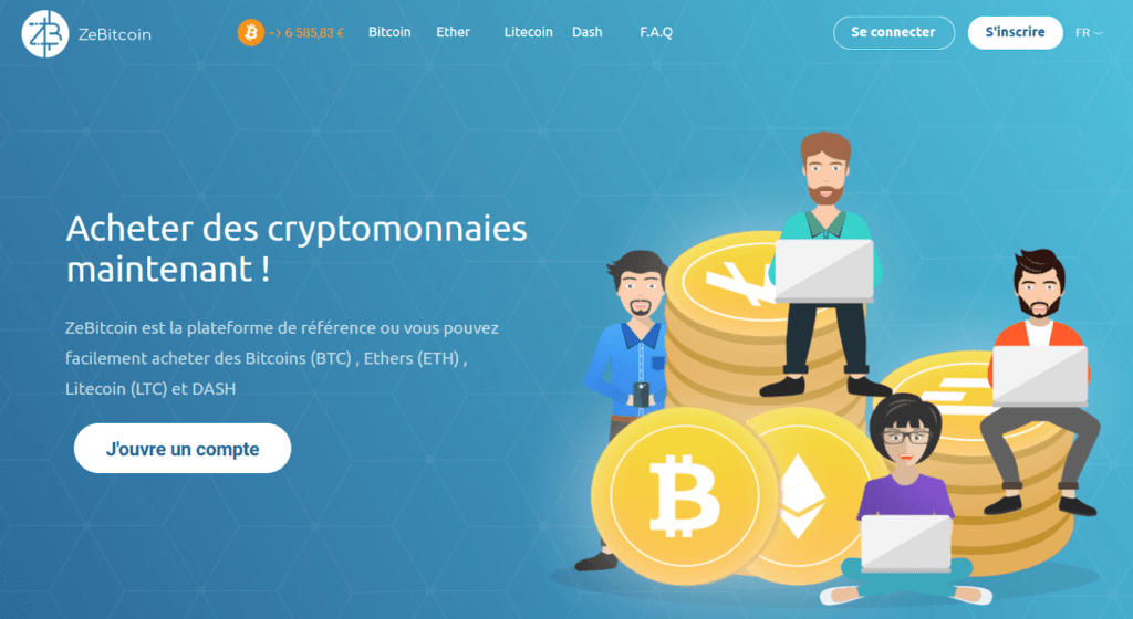 zebitcoin page accueil