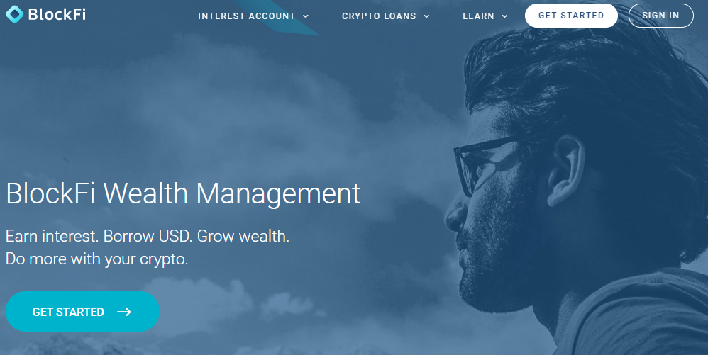 blockfi homepage